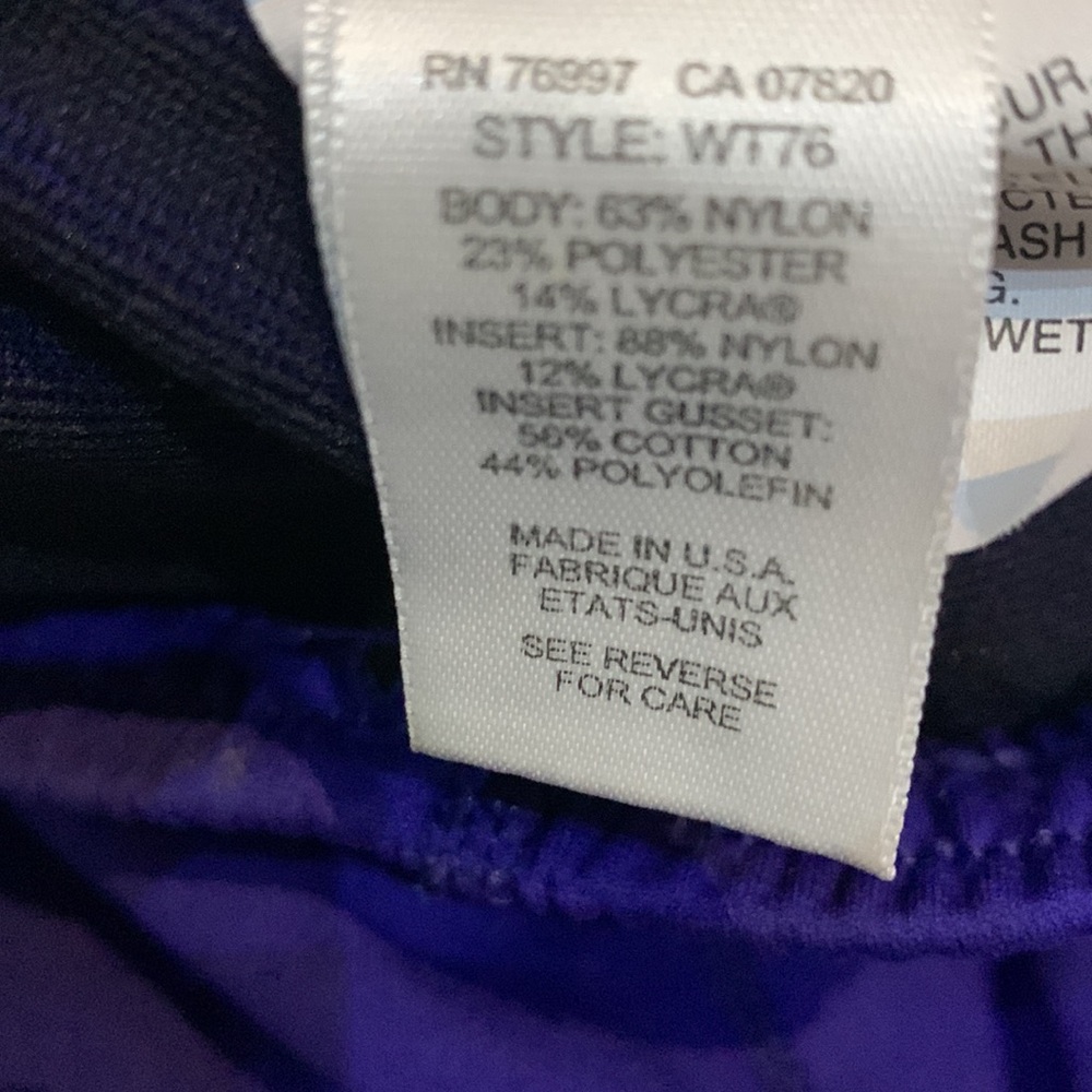 Made in🇺🇸🌸VTG 90’ Brooks Dry-line Athletic Leggings in Royal Blue - Picture 6 of 14